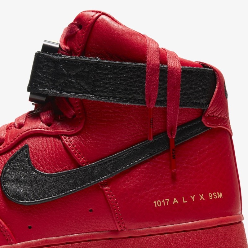 Air force 1 on sale high university red